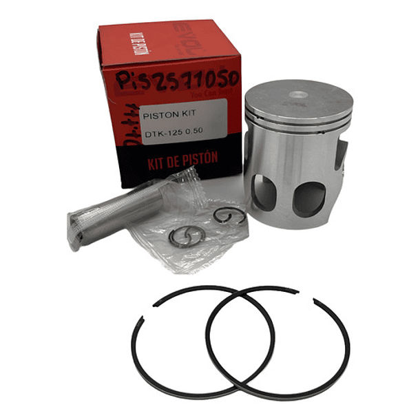 kit piston dt125 0.50 evol 1