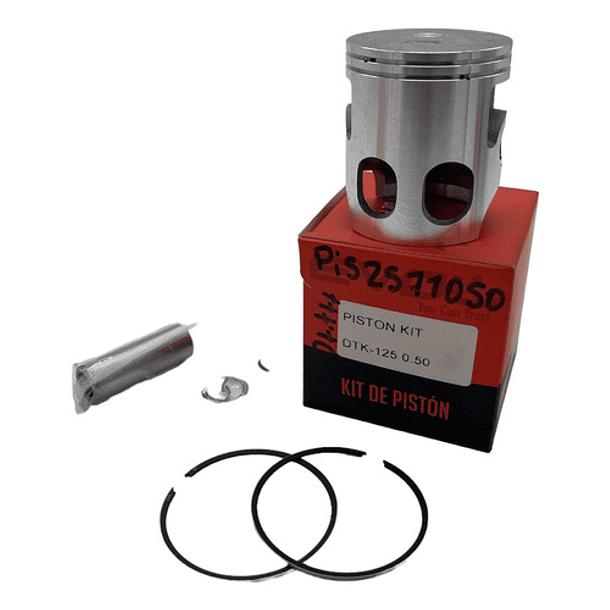 kit piston dt125 0.50 evol 3