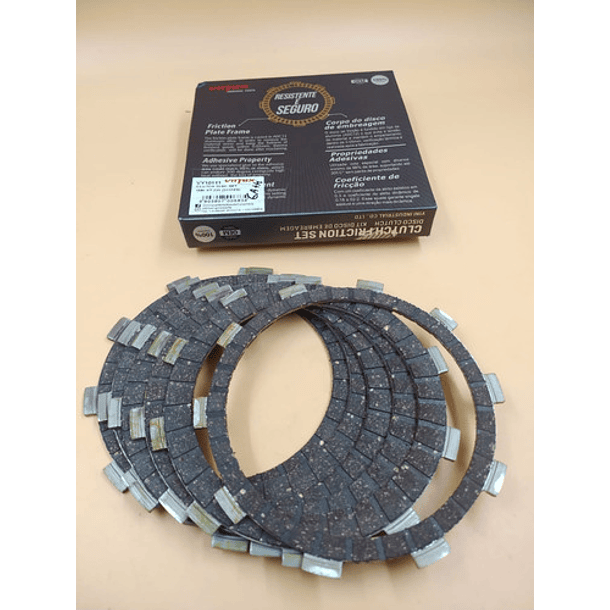 disco de clutch xt225 vitrix 3
