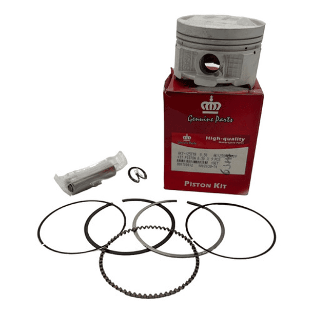 kit piston nxr125 bross-xr125-akt125 nkd 13mm bajo 0.50 coronita 4