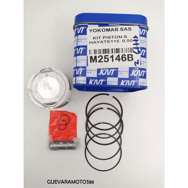 kit piston hayate 115 0.50 knt 2