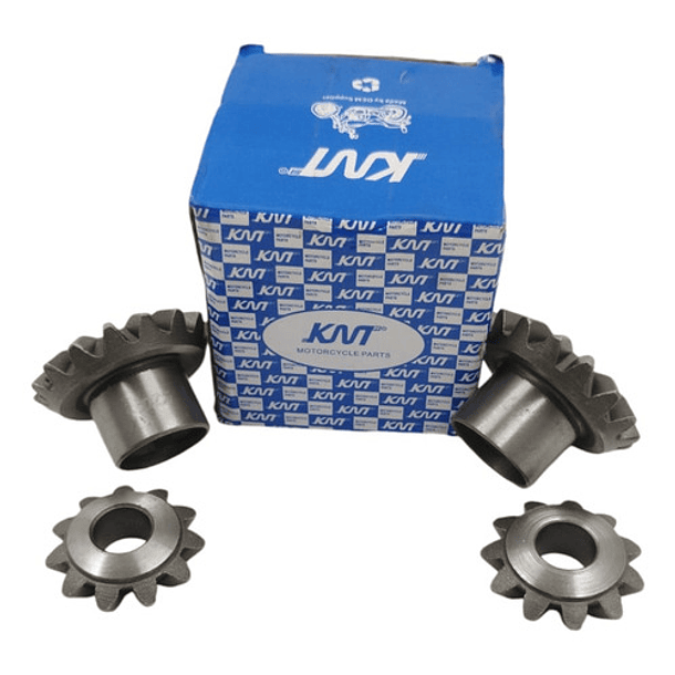 piñon salite y planetario motocarro 4 piezas knt + 2