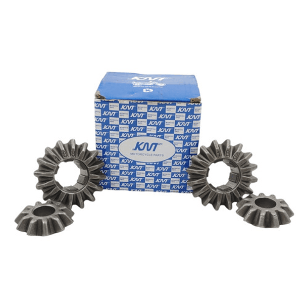 piñon salite y planetario motocarro 4 piezas knt + 3