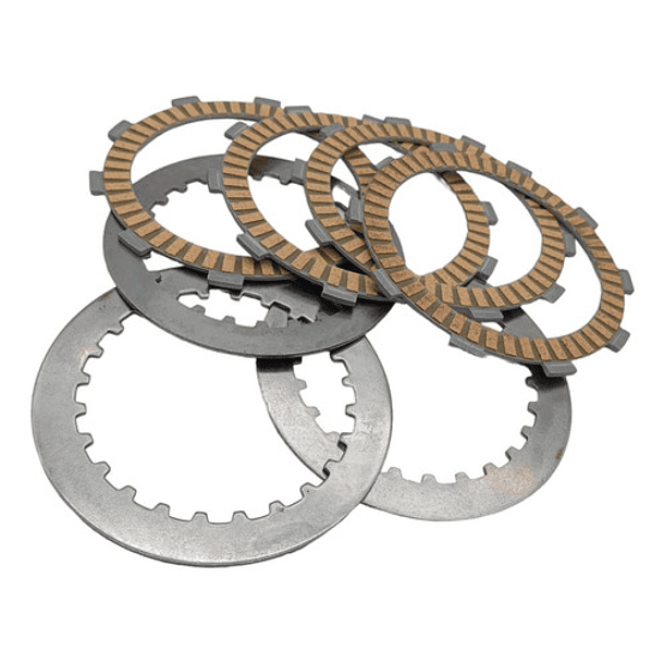 disco de clutch fz16 con separadores knt 5