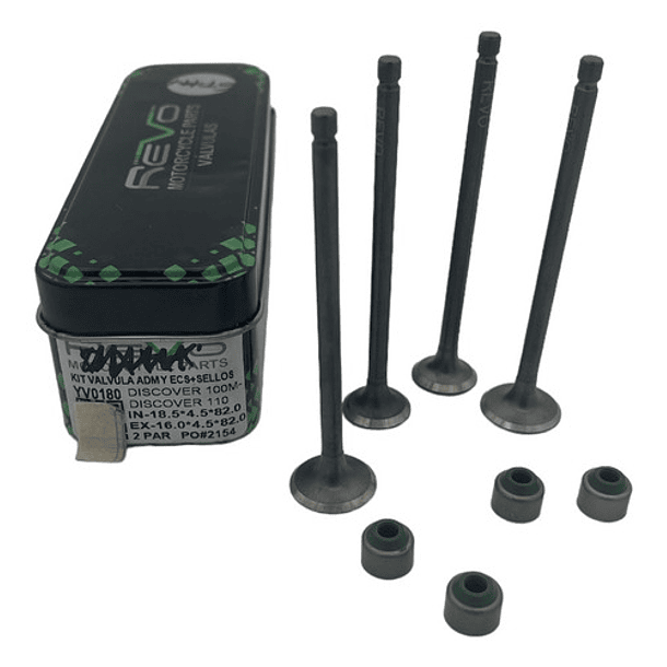 valvulas discover 100m-110-platino 110 revo 1