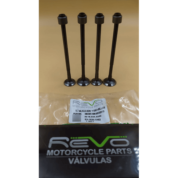 valvulas discover 100m-110-platino 110 revo 3