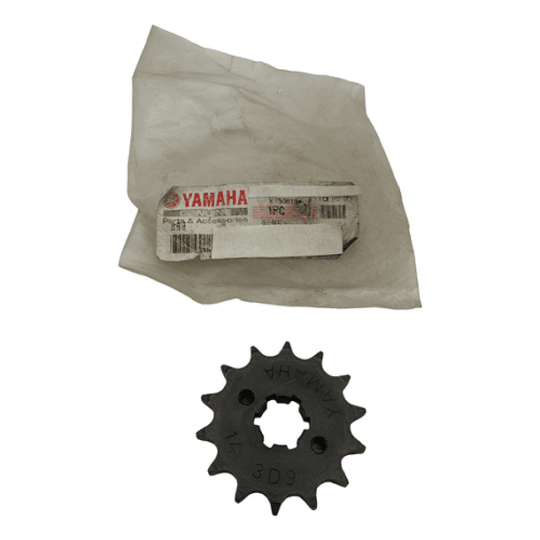 piñon de arrastre ybr125-xtz125-discover135-fz original 1