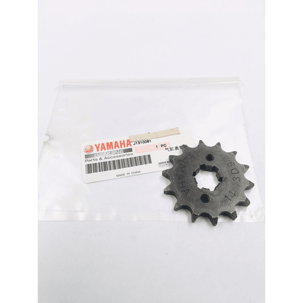 piñon de arrastre ybr125-xtz125-discover135-fz original 4