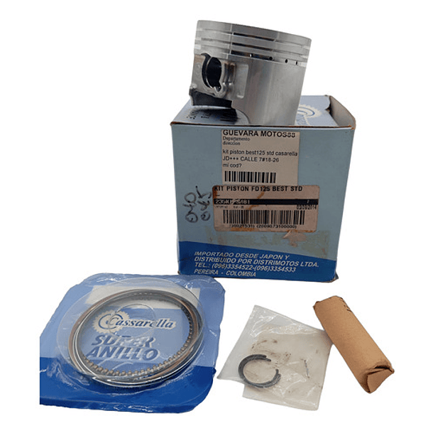 kit piston best125 std casarella 1