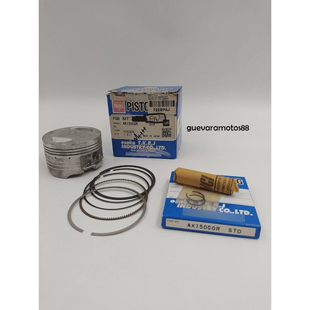 kit piston akt150cgr std 13mm bajo tkrj 1