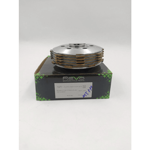 centro clutch boxer ct completo revo 1