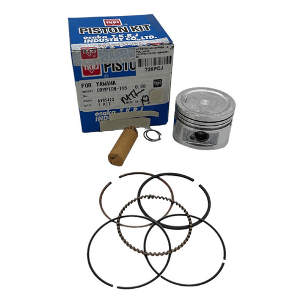 kit piston cripton 115 0.50 tkrj + 4