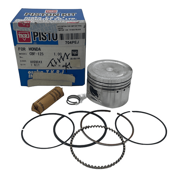 kit piston cbf125-xr125 brio-mrx125 10 tkrj + 1
