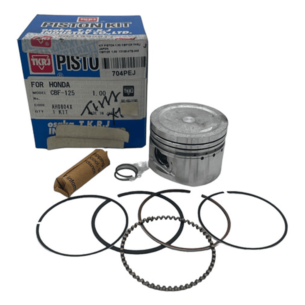 kit piston cbf125-xr125 brio-mrx125 10 tkrj + 2