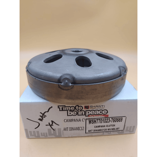 campana de clutch akt125 dinamic mv-mn-jet 4 shanti 4