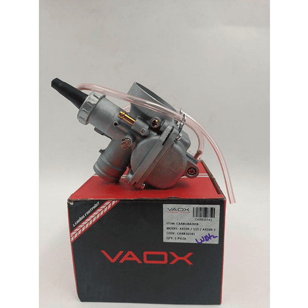 carburador ax100 vaox 6