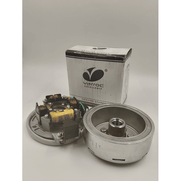 plato bobinas boxer ct + volanta varroc 5