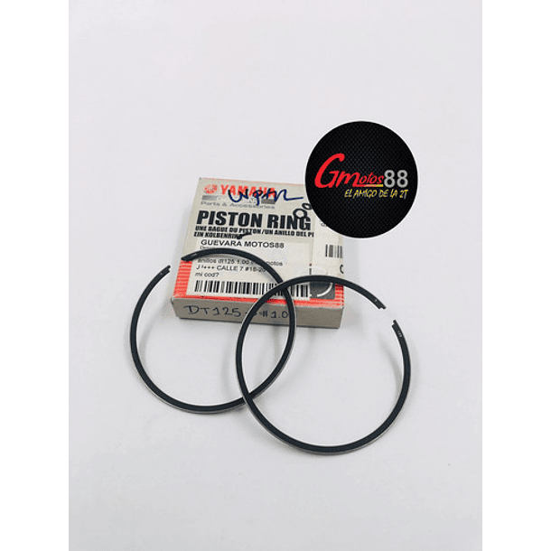 anillos dt125 10 original 1