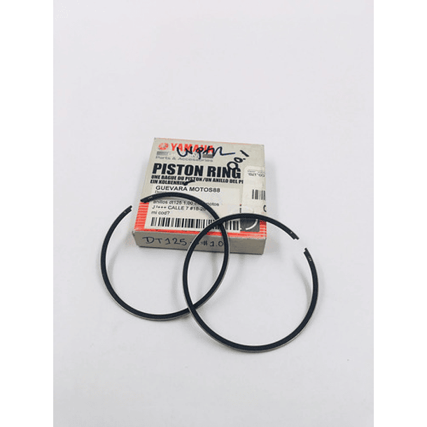 anillos dt125 10 original 2