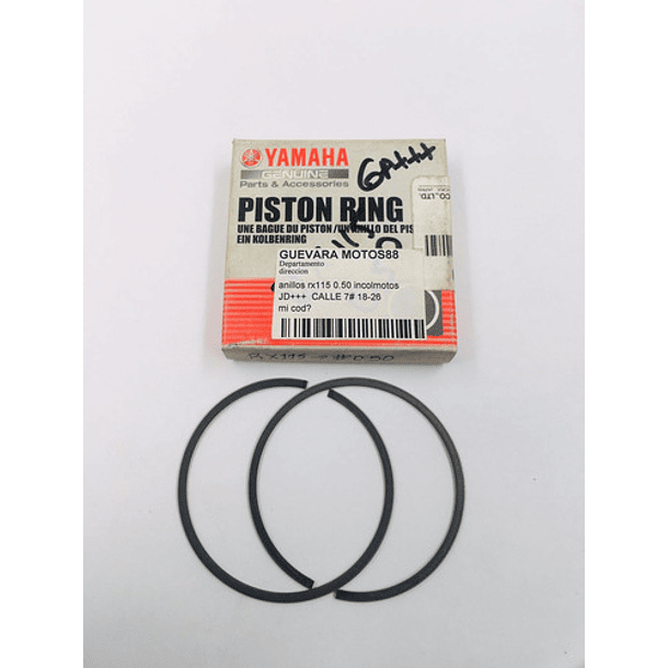 anillos rx115 0.50 original 4