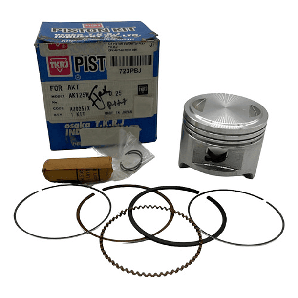kit piston akt125 flex 0.25 tkrj + 1