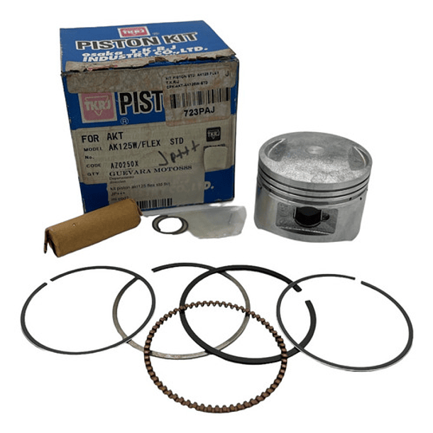 kit piston akt125 flex std tkrj + 2