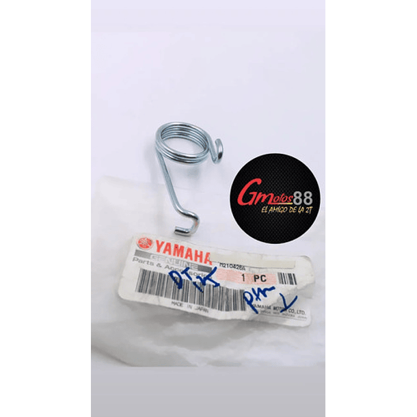 resorte de pedal de freno dt125 original 1