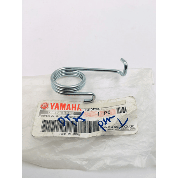 resorte de pedal de freno dt125 original 3