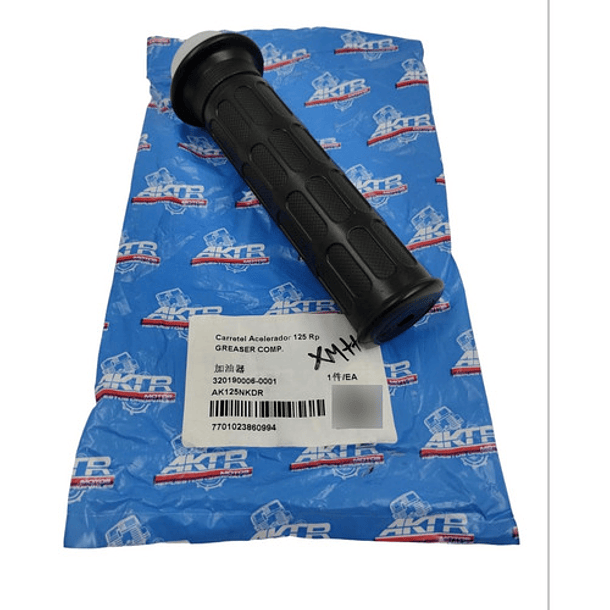 carretel acelerador akt125 nkd completo original 1
