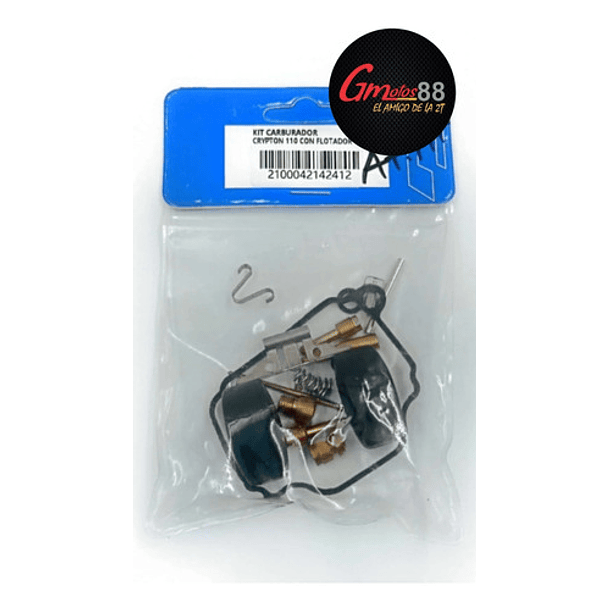 kit carburador cripton 110 con flotador spartan 1
