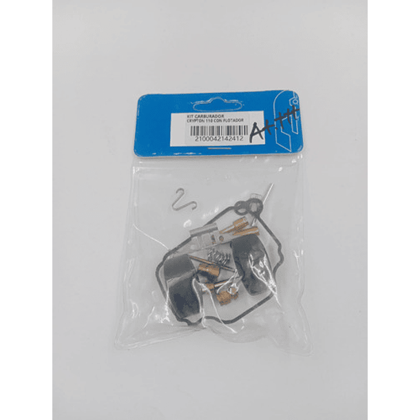 kit carburador cripton 110 con flotador spartan 2