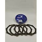 disco de clutch akt125-tvs100 sports*5 original 3