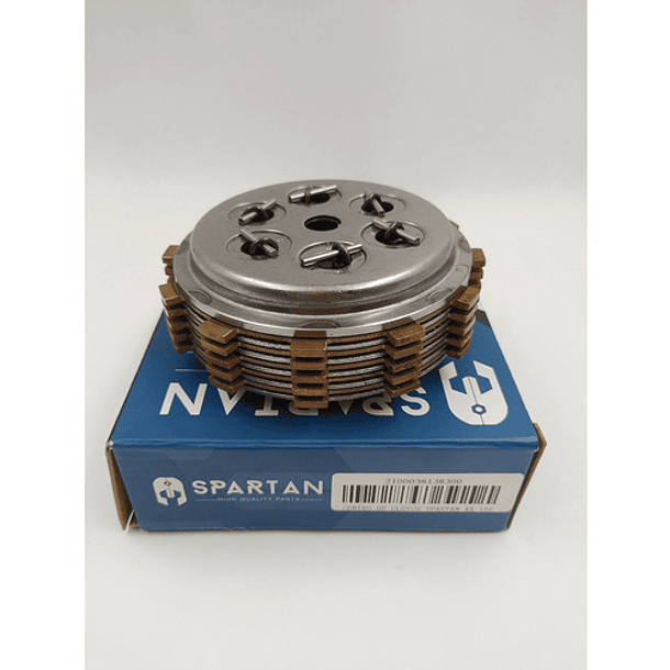 centro clutch ax100 completo spartan 4