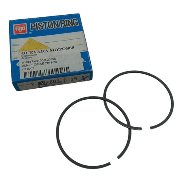 anillos bws100-rx100-dt100 0.25 tkrj + 2