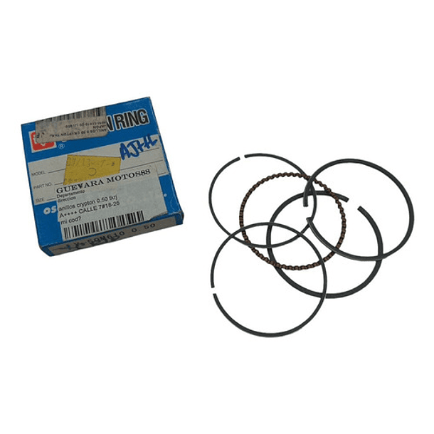 anillos cripton110-libero110 0.50 tkrj + 2