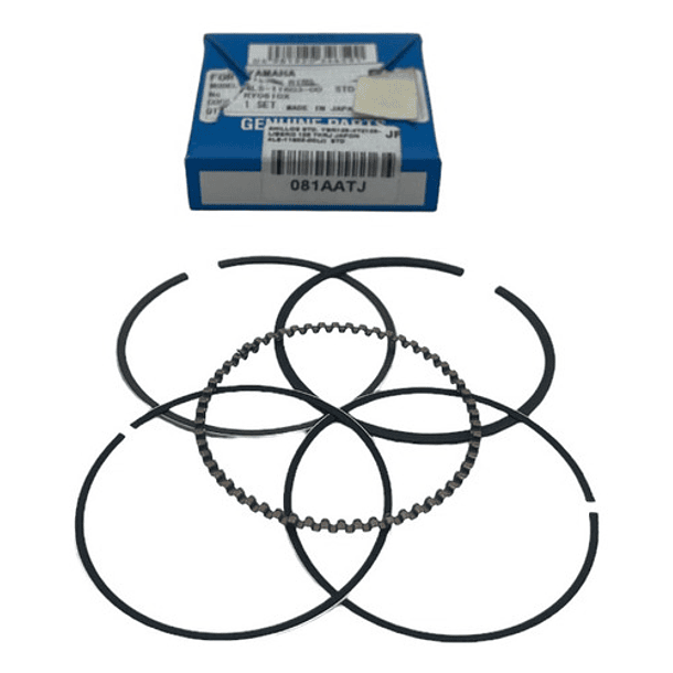 anillos ybr125-libero125-xtz125 std tkrj + 4