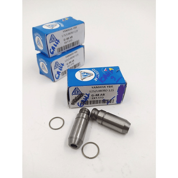 guias de valvula ybr125-xtz125-libero125 guivaim