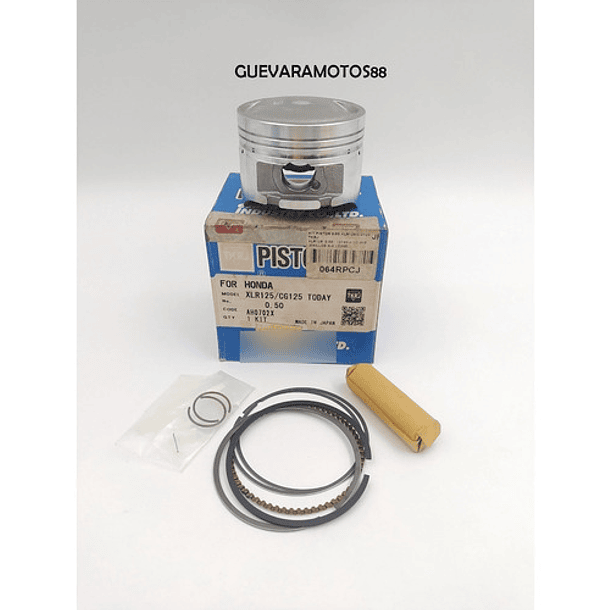 kit piston xlr125-cg125 titan 0.50 tkrj + 3
