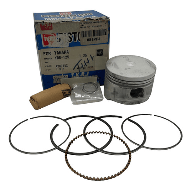kit piston ybr125-xtz125-libero125 1.25 tkrj + 1