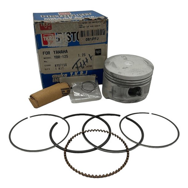 kit piston ybr125-xtz125-libero125 1.25 tkrj + 2