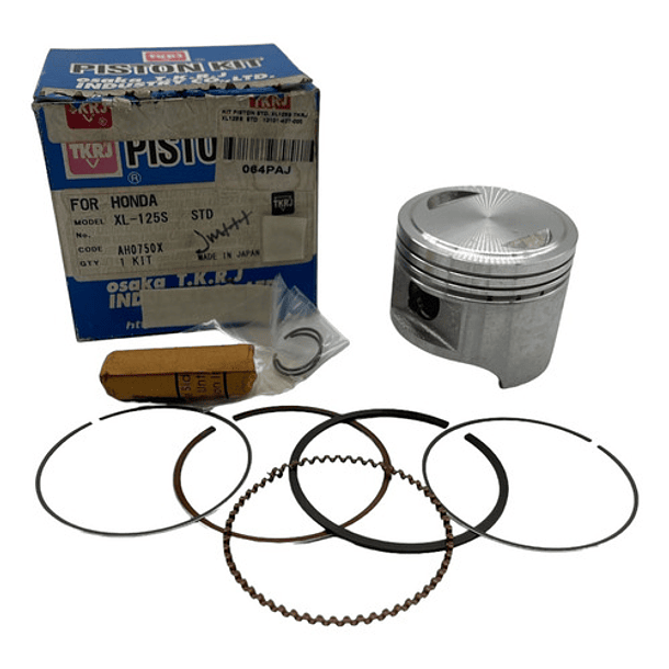 kit piston xl125s/akt125tt enduro std tkrj + 2