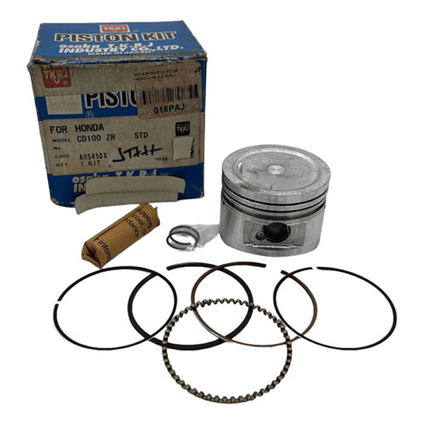 kit piston cd100/biz/eco deluxe std tkrj + 2