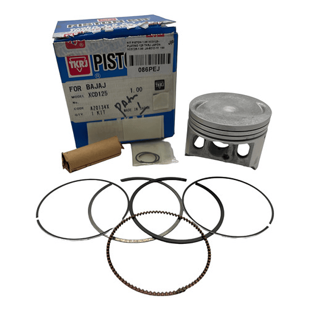 kit piston xcd125-platino125 10 tkrj 1