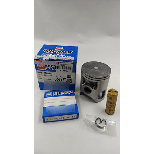 kit piston dt125 0.25 tkrj + 2