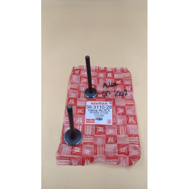 valvulas boxer ct-platino 100 keyman 3