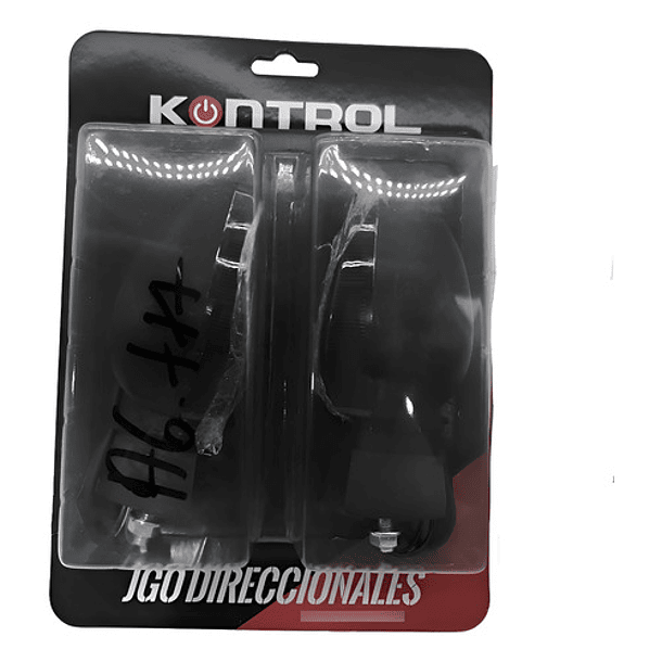 Par De Direccionales Nkd-125 Akt // Kontrol // Negro 1