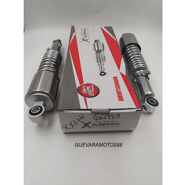 Amortiguadores Gn-125 ((duramax)) Cromado 5