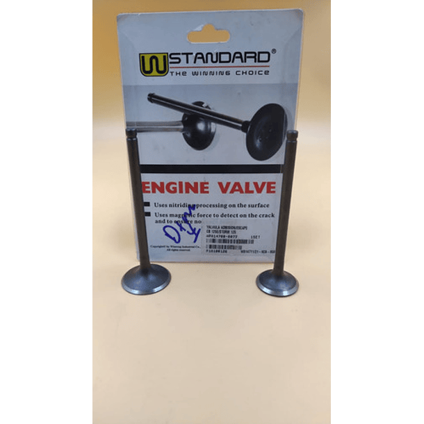 Valvulas Admision Y Escape Cb125e/storm125 Honda //wshanty// 2