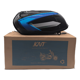 Tanque De Gasolina Boxer Ct Negro Con Calca Azul Knt