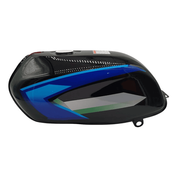 Tanque De Gasolina Boxer Ct Negro Con Calca Azul Knt 3